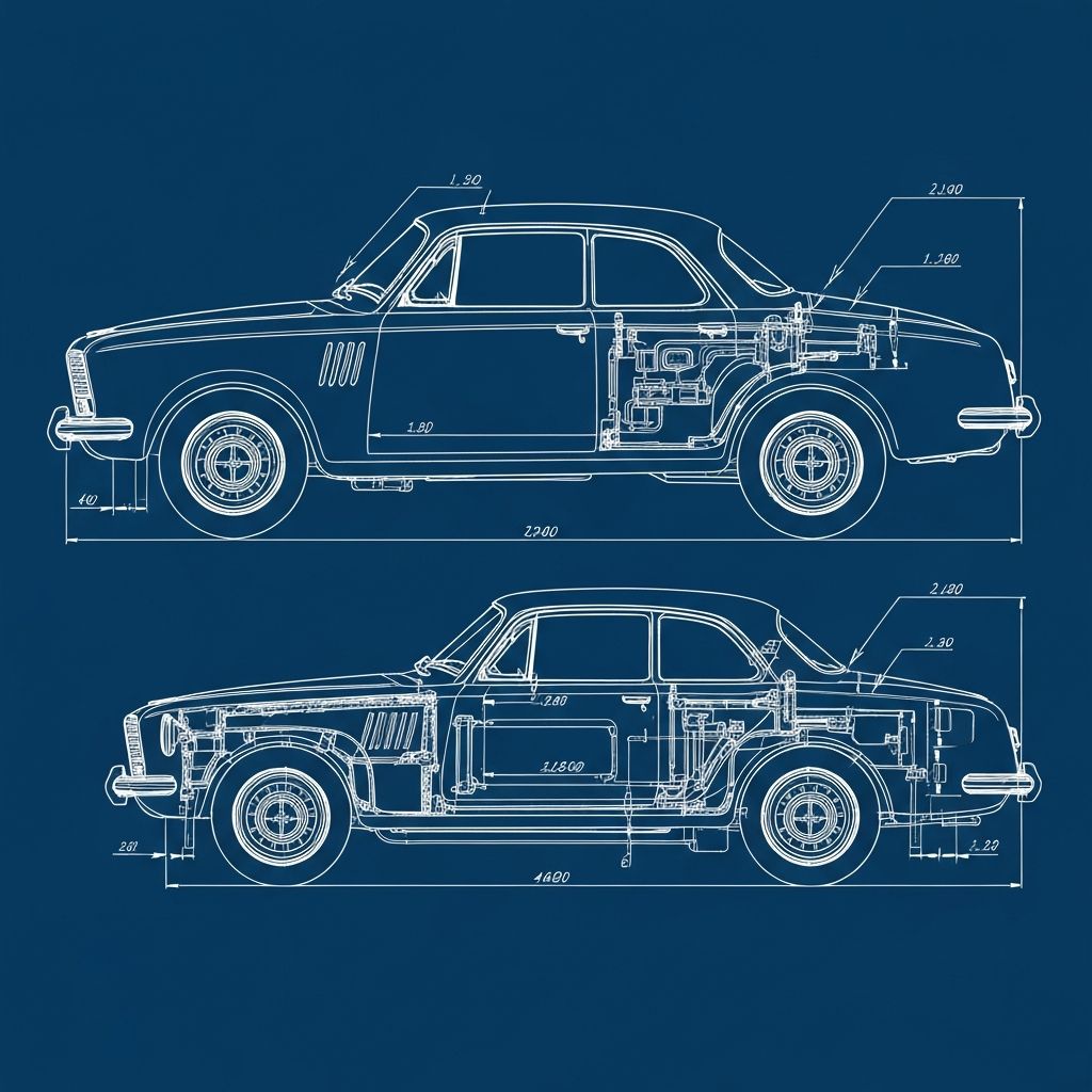 Blueprint / Schematic example artwork