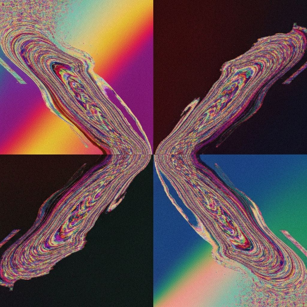Datamoshing example artwork