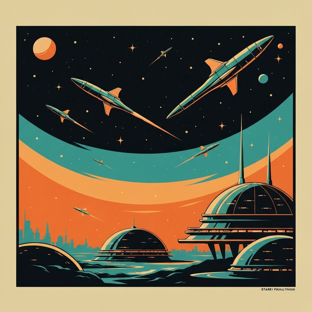 Retro-Futurism example artwork
