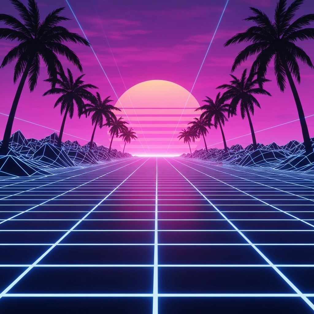 Synthwave / Outrun example artwork